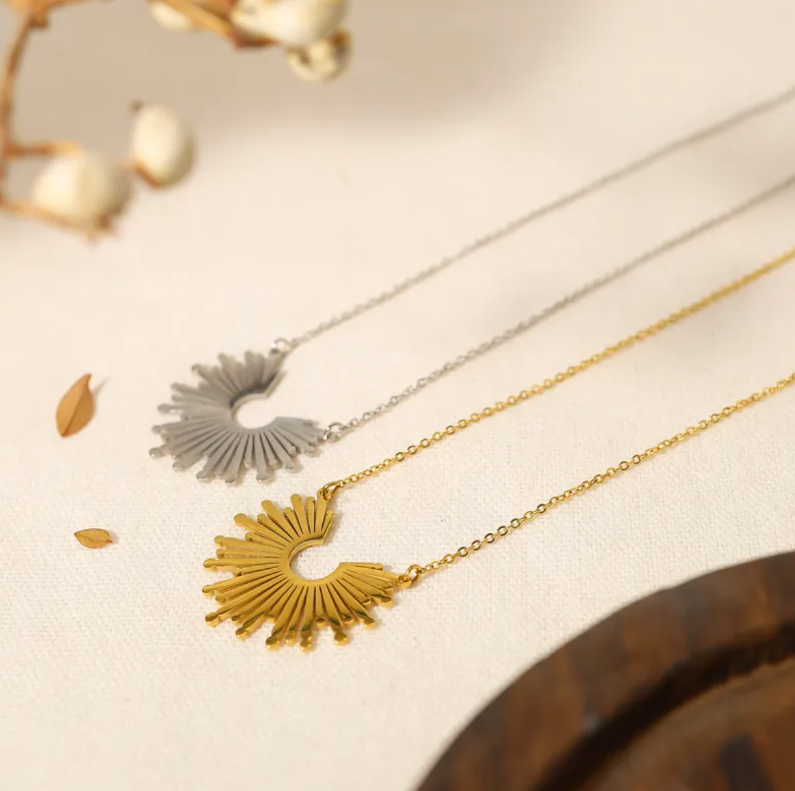 Sunburst Pendant Necklace