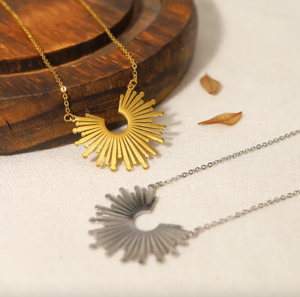 Sunburst Pendant Necklace
