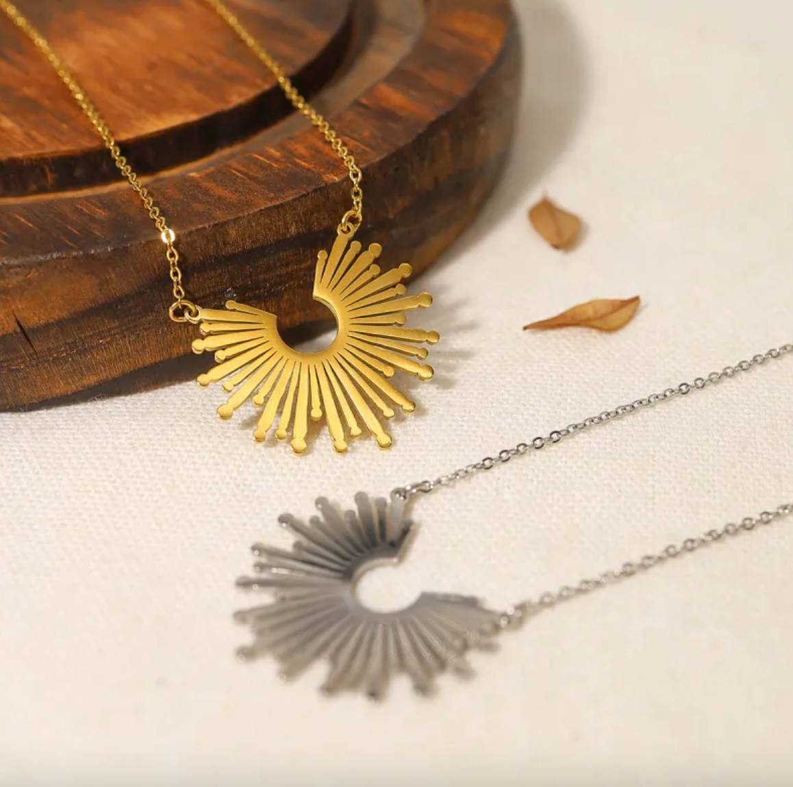 Sunburst Pendant Necklace