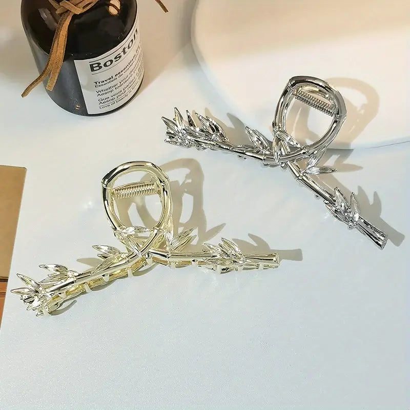 Twisted Metal Claw Clip - Large Jaw Clip for Thick and Fine Hair
