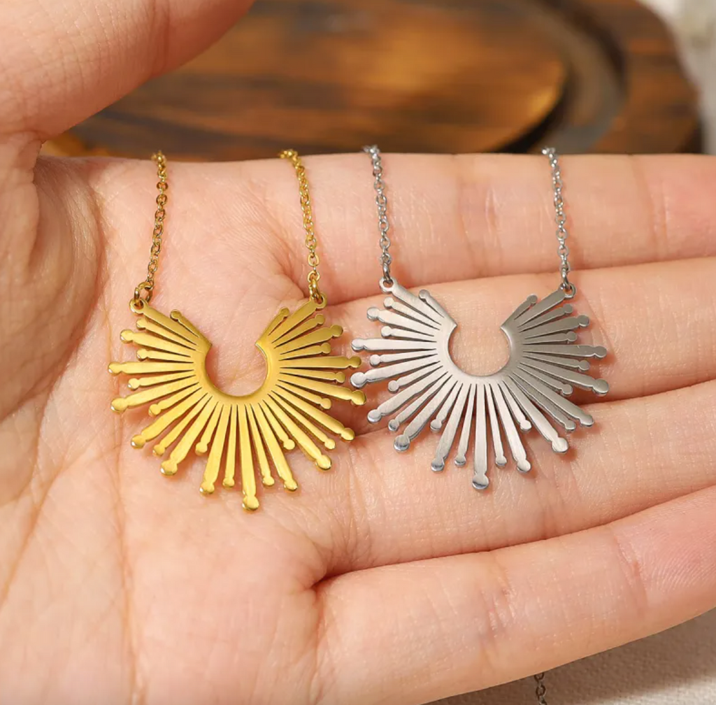 Sunburst Pendant Necklace