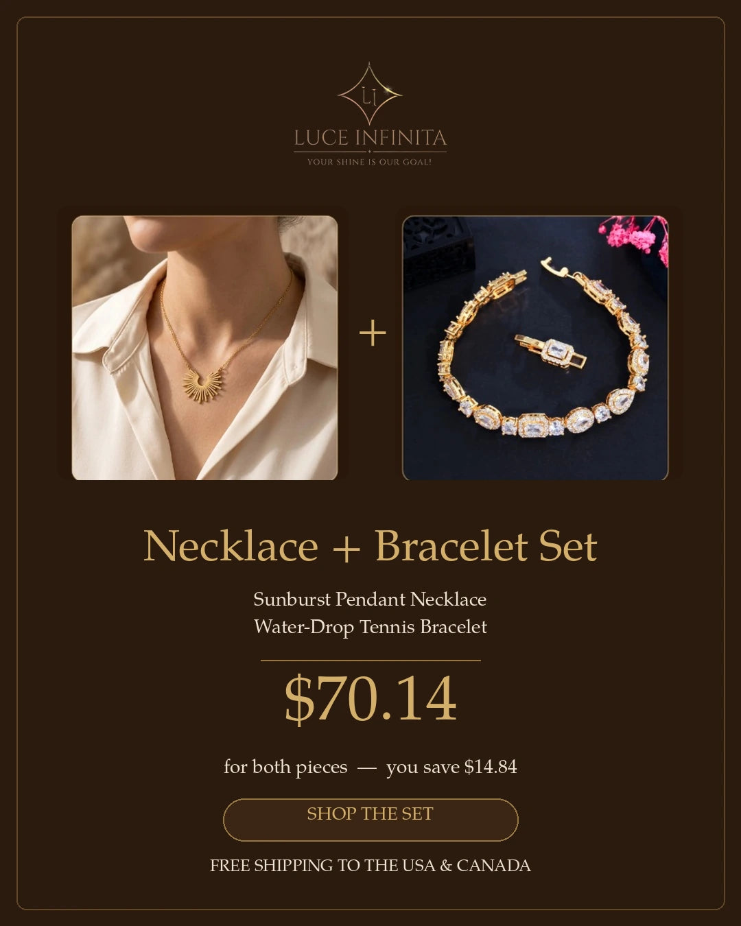 Necklace + Bracelet Set