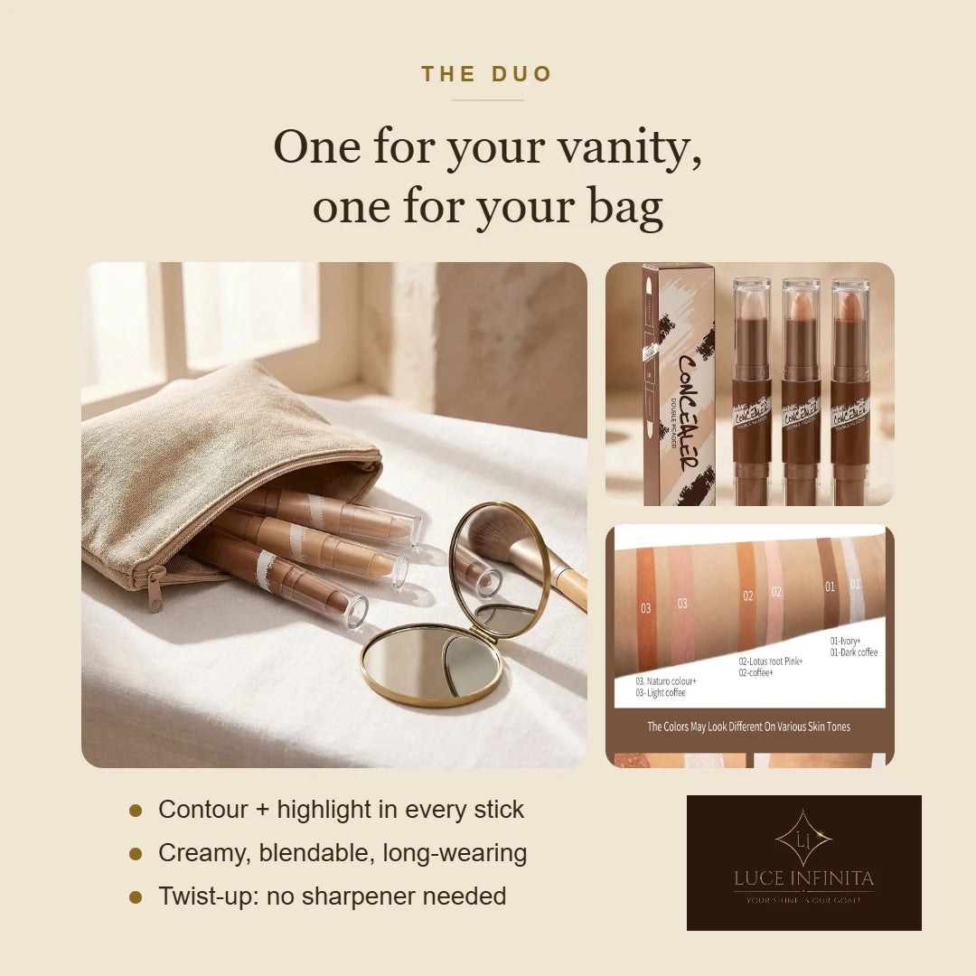 Sculpt & Glow Duo — 2 Stick Sets