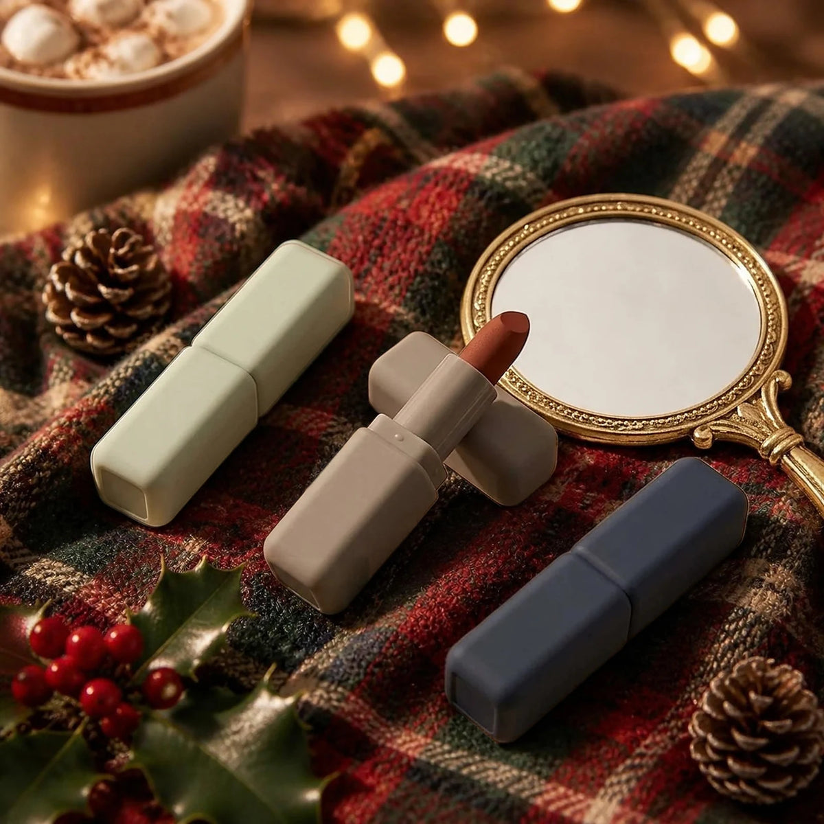 Velvet Matte Lipstick Trio – Morandi Collection (Set of 3)
