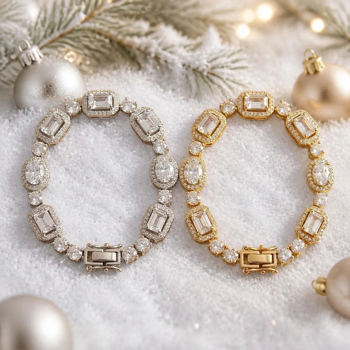 Water-Drop Zircon Tennis Bracelet