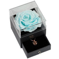 Preserved Rose Gift Box with Pendant Necklace