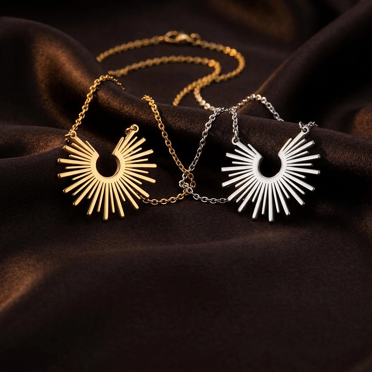 Sunburst Pendant Necklace