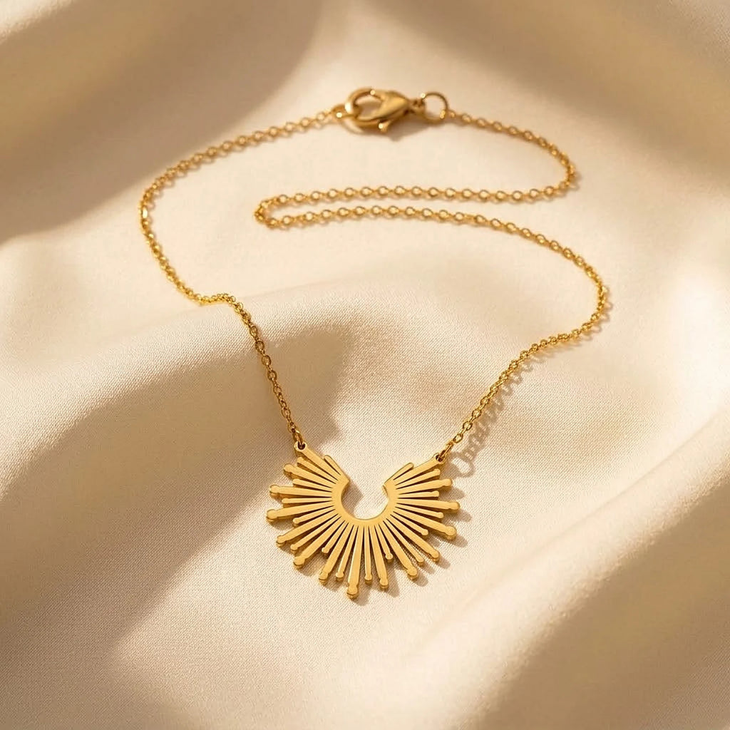 Sunburst Pendant Necklace